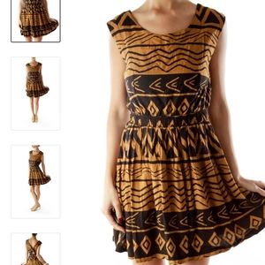 Tribal print dress
